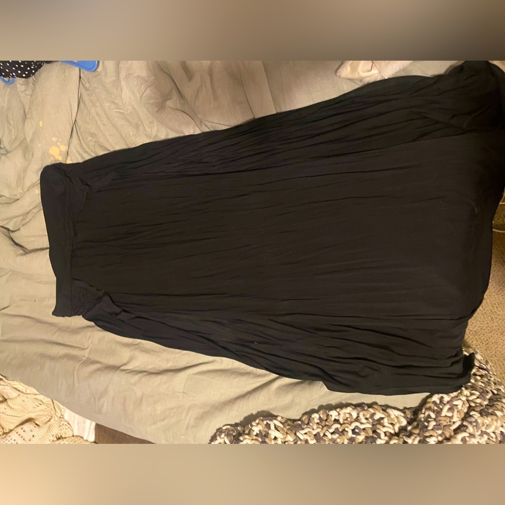 Elegant Black thigh skirt
